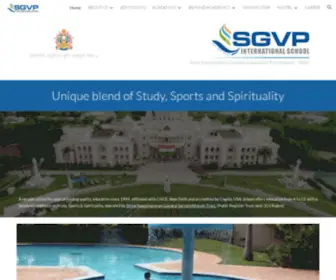 SGVP.org(SGVP International School) Screenshot