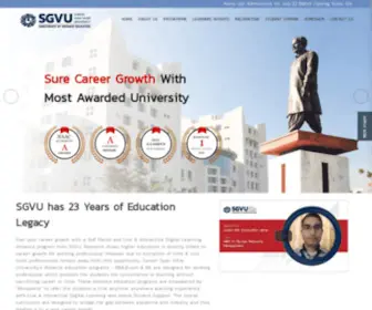 Sgvu.edu.in(Suresh Gyan Vihar University) Screenshot