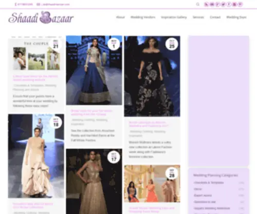 Shaadi-Bazaar.com(Premiere South Asian Wedding Planning Resource in New England Massachusetts) Screenshot
