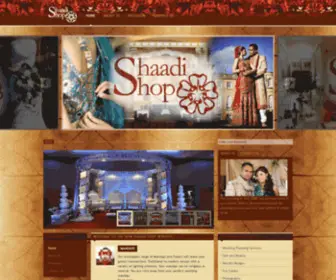 Shaadi-Shop.com(The new Shaadi Shop Website) Screenshot