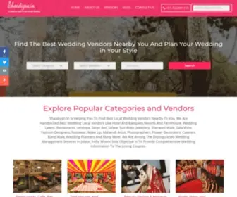 Shaadiyan.in(Best Indian wedding planners in Jaipur) Screenshot