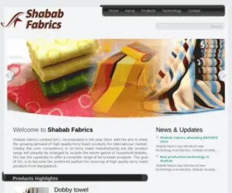 Shababfabrics.com(Shabab Fabrics Ltd) Screenshot