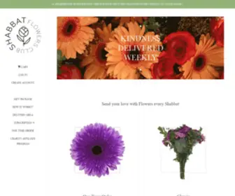 Shabbatflowersclub.com(Shabbat Flowers Club) Screenshot