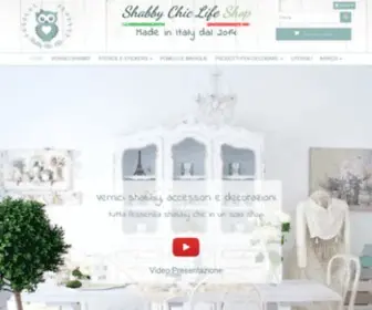 Shabbychiclife.it(Shabby Chic Life Shop) Screenshot