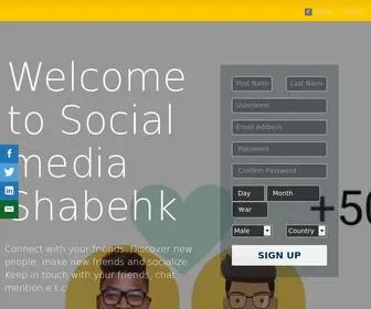 Shabehk2020.com(Social media Shabehk) Screenshot
