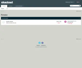 Shacknet.co.uk(Forums) Screenshot