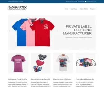Shadanatex.com(SiATEX Bangladesh) Screenshot