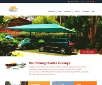 Shadepro.co.ke(Modern Car Parking Shades in Kenya) Screenshot