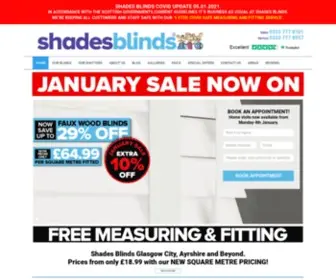 Shades-Blinds.co.uk(Shades Blinds) Screenshot