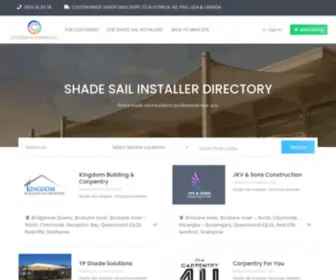 Shadesailswesternsydney.com.au(Premium Australia Wide Customised Shade Sails) Screenshot