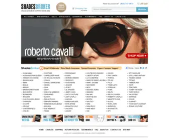 Shadesbroker.com(Online Authentic Sunglasses Online at Discount Prices) Screenshot