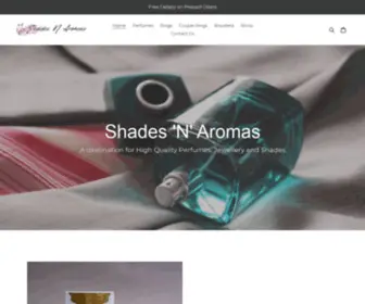 Shadesnaromas.com(Shades N Aromas) Screenshot