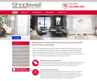 Shadewell.com.au(Awnings & Blinds Melbourne) Screenshot