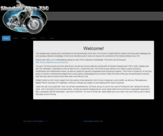 Shadowaero750.com(Shadow Aero 750) Screenshot