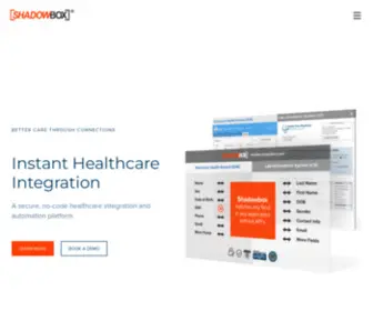 Shadowbox.solutions(Home Page) Screenshot