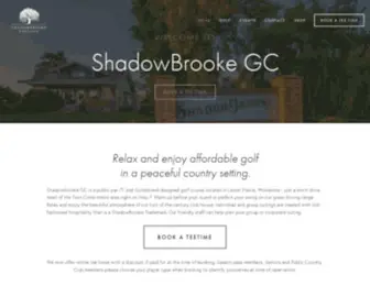 Shadowbrookegc.com(ShadowBrooke Golf Course in Lester Prairie Minnesota) Screenshot