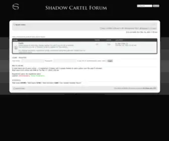Shadowcartel.com(Shadowcartel) Screenshot
