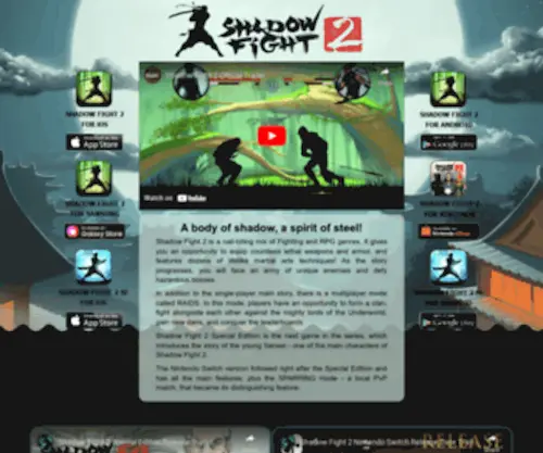 Shadowfight2.com(Shadow Fight 2) Screenshot