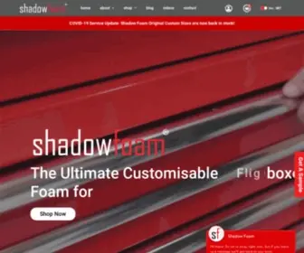 Shadowfoam.com(Shadow Foam) Screenshot