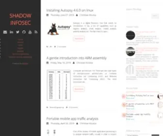 Shadowinfosec.io(Shadow Infosec) Screenshot