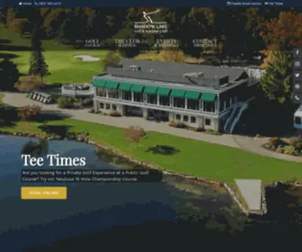 Shadowlakegolf.com(Shadow Lake Golf & Racquet Club) Screenshot