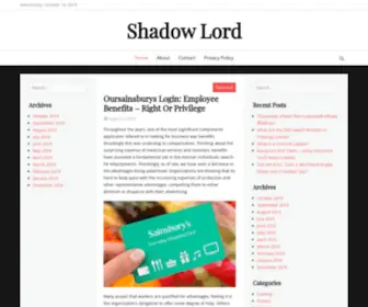 Shadowlord.co.uk(Land of shadows) Screenshot