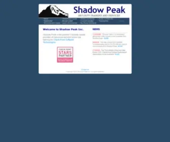 Shadowpeak.com(Shadow Peak Check Point Training) Screenshot