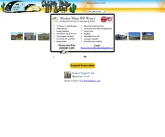 Shadowridgerv.com(Shadow Ridge RV Park) Screenshot