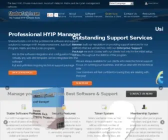 Shadowscripts.com(The Best HYIP Management Software and Support Services) Screenshot