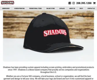 Shadowsembroidery.com(Shadows Embroidery) Screenshot