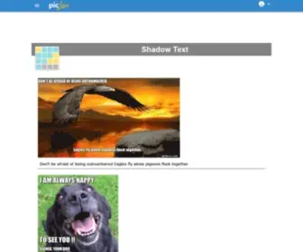 Shadowtext.net(Shadow Text) Screenshot