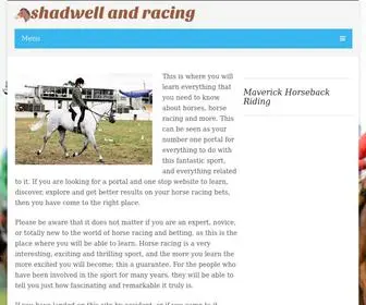 Shadwellandracing.co.uk(About Us) Screenshot