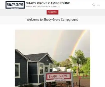 Shadygrovecg.com(Shady Grove Campground) Screenshot