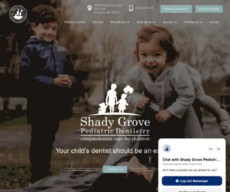 ShadygrovepediatriCDentistry.com(At Shady Grove Pediatric Dentistry our focus) Screenshot