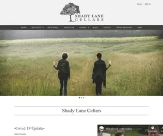 Shadylanecellars.com(Shady Lane Cellars) Screenshot