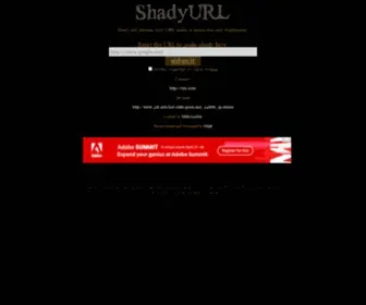 Shadyurl.com(Shadyurl) Screenshot
