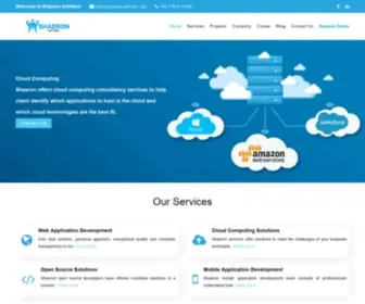 Shaeronsoftware.com(Web application development company) Screenshot