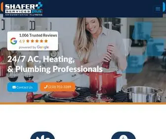 Shaferservices.com(Shafer Services Plus) Screenshot