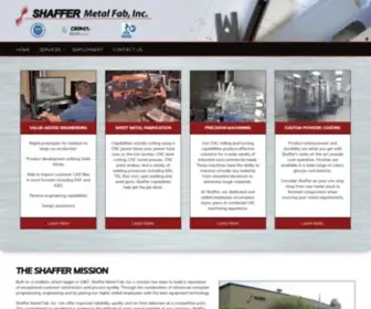 Shaffermetalfab.com(Shaffer Metal Fabrication) Screenshot