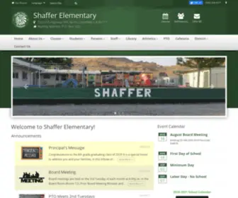 Shafferschool.com(Shaffer Elementary School) Screenshot