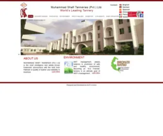 Shafi.com(Muhammad Shafi Tanneries) Screenshot