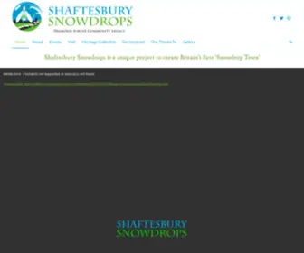 Shaftesburysnowdrops.org(Shaftesbury Snowdrops) Screenshot