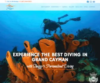 Shaggysdiving.com(Personalised Diving Grand Cayman) Screenshot