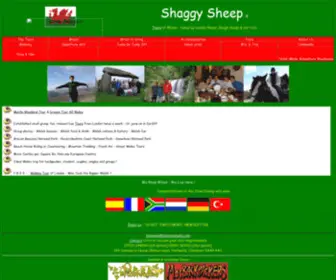 Shaggysheep.com(Backpacker guided tours of Wales in a bus sightseeing weekend London student trip backpacking dragon tour merlin tour snowdon guided coach) Screenshot