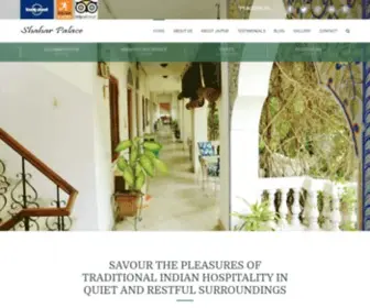 Shaharpalace.com(Budget Homestay in Jaipur) Screenshot