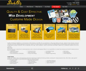 Shahbiz.com(Web Design Company) Screenshot