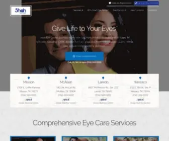 Shaheyecenter.com(Shah Eye Center) Screenshot