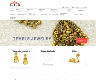 ShahJi.com(Fine 22kt gold and diamond jewelry from India. Our store) Screenshot