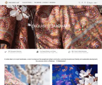 Shahkaar.in(Handcrafted Pashmina Shawls & Scarves from Kashmir) Screenshot