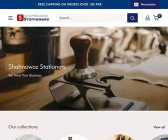 Shahnawazstationers.com(Stationery online in Pakistan at www . Large selection of Stationery Items. payment on delivery) Screenshot